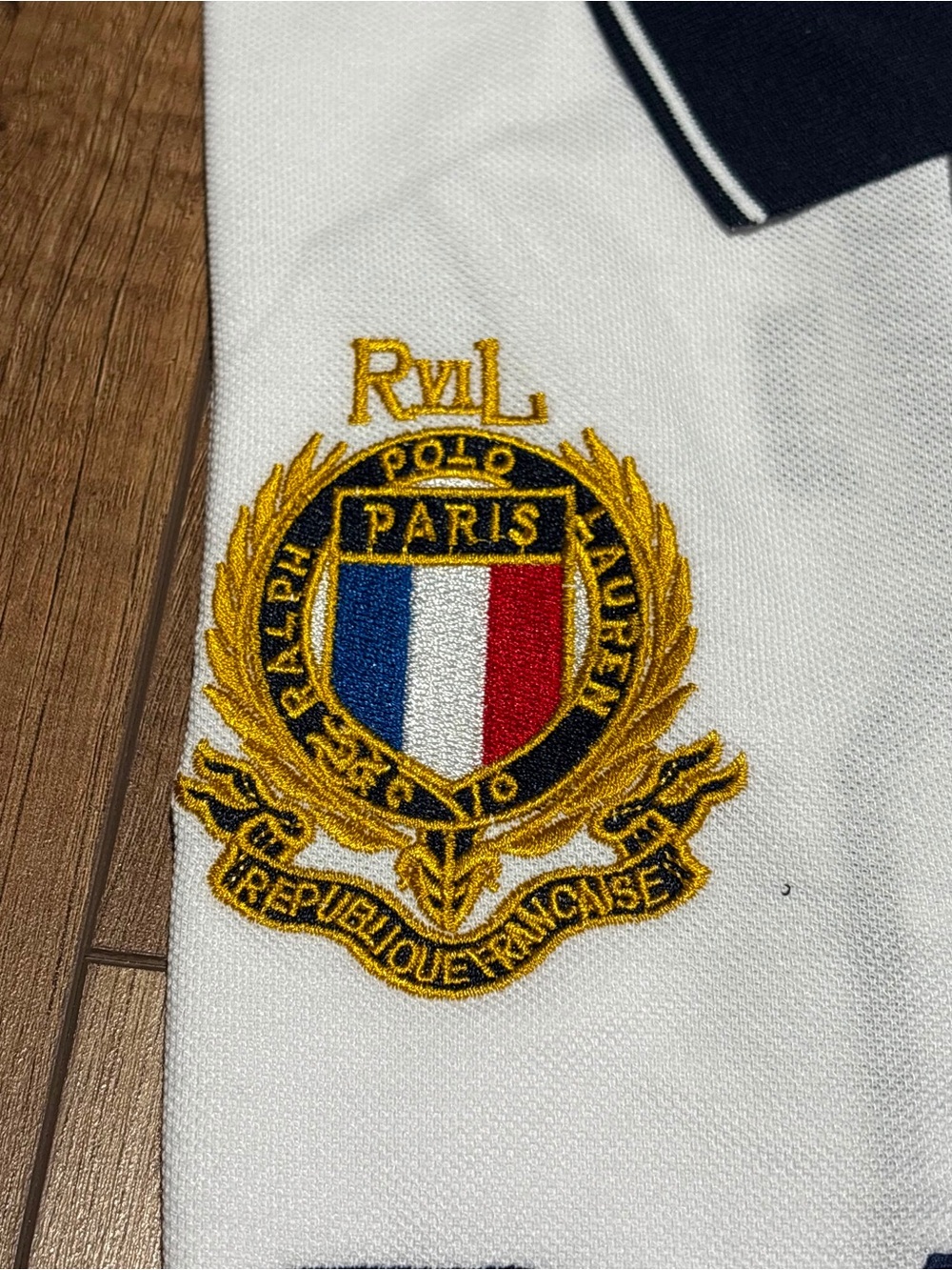 Polo Ralph Lauren Custom Slim Fit Paris White Polo Shirt Brand New - Picture 6 of 16